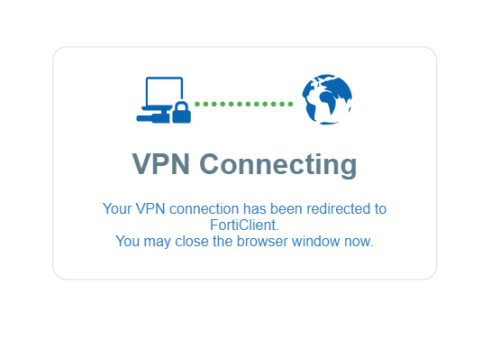 vpn is trying to connect